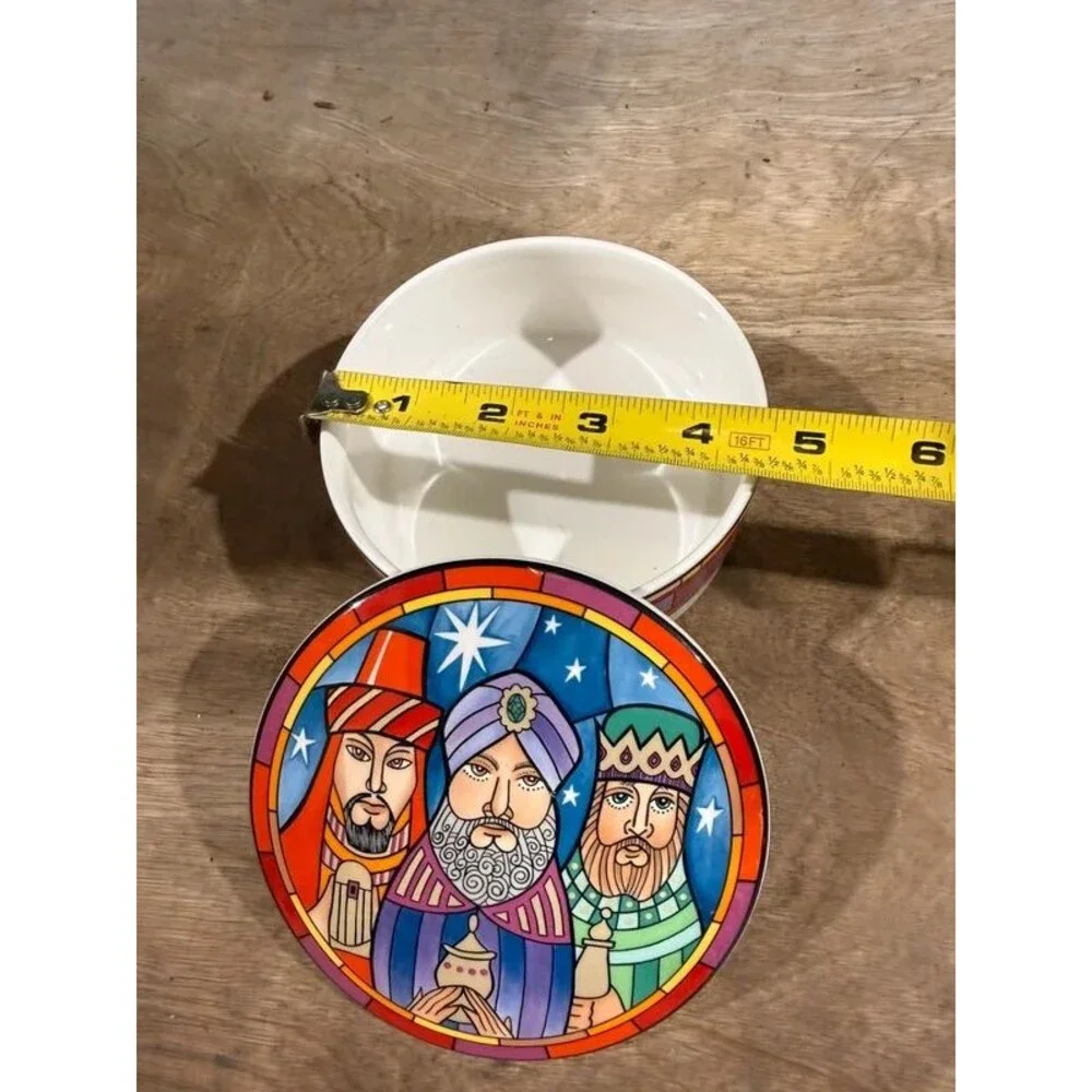 Christmas 3 Wise Men Trinket Candy Dish